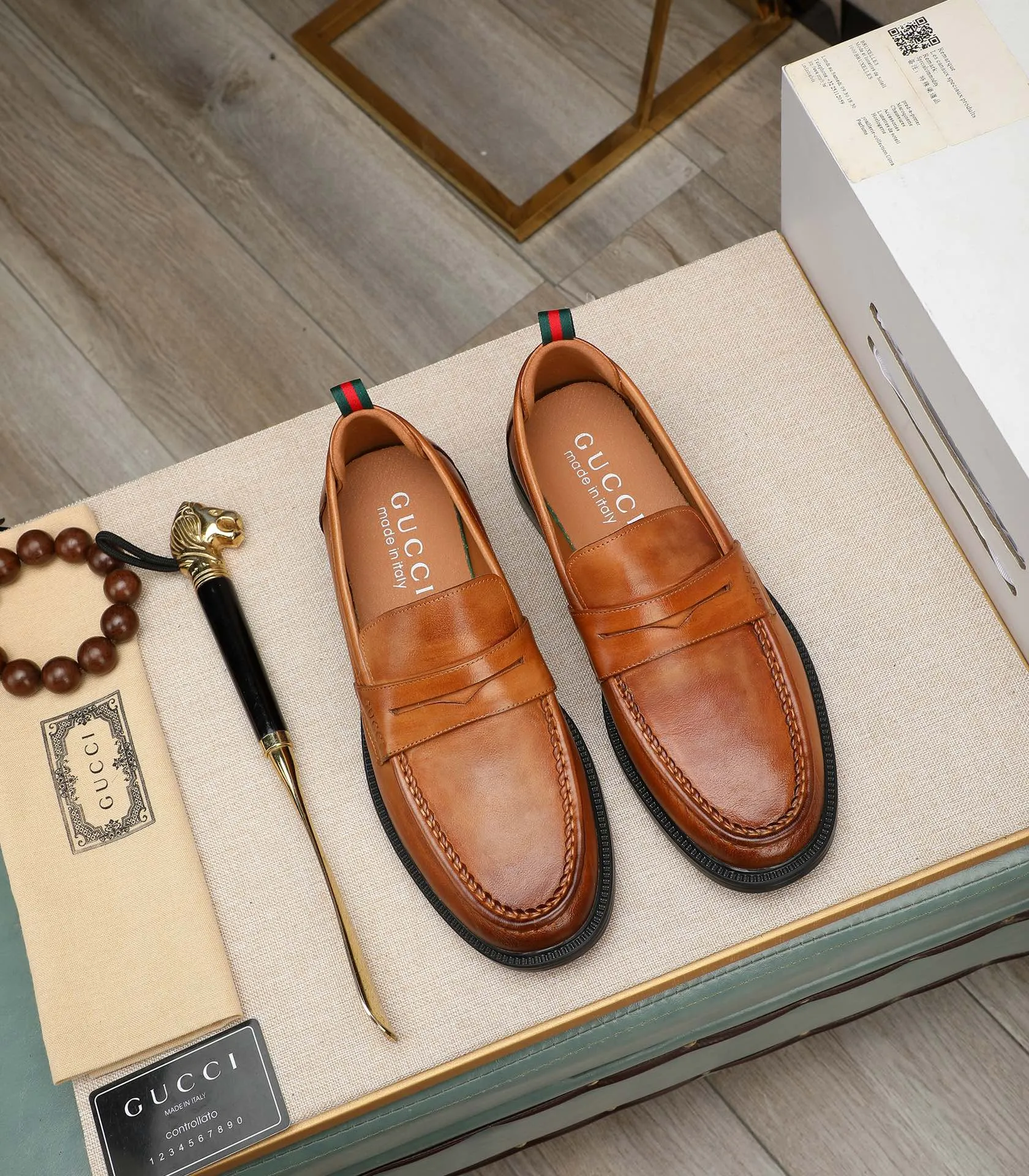 Men's men's shoes💰500📛📛Original (water-dyed cow lining) Gucci GUCCI official website formal shoes🌀 Italian🇮🇹imported cowhide➕top imported water-dyed cowhide lining💋Finely handmade original bottom, the real thing looks better when photographed in person Standard size 38-44